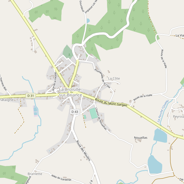 Carte des hotels à La Croisille-sur-Briance Thumbnail