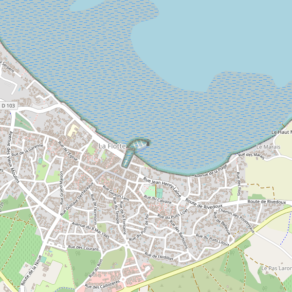 Carte des stations-service à La Flotte Thumbnail