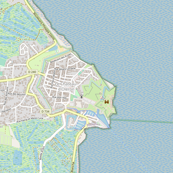 Carte des hotels à Le Château-d'Oléron Thumbnail