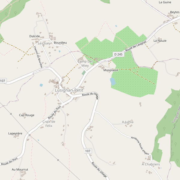 Carte des stations-service à Lusignan-Petit Thumbnail