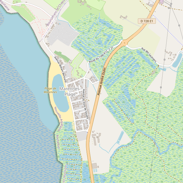 Plan de Marennes-Plage Thumbnail