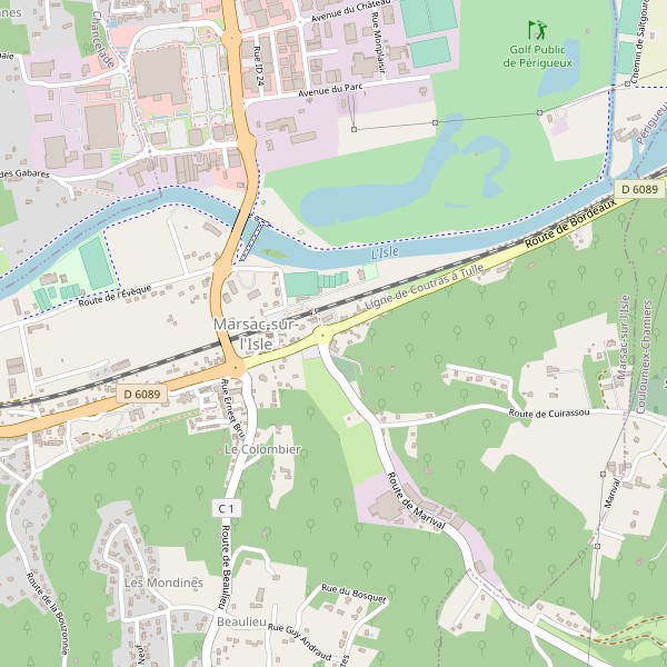 Carte des restaurants à Marsac-sur-l'Isle Thumbnail