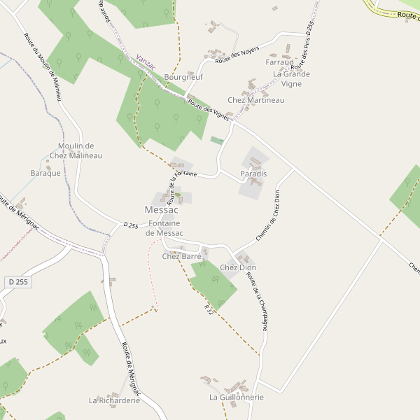 Carte des hotels à Messac (Charente-Maritime) Thumbnail