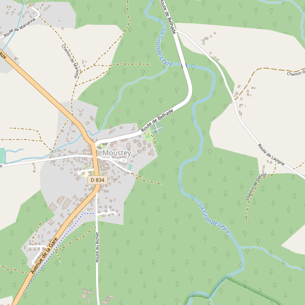 Carte des cinemas à Moustey Thumbnail