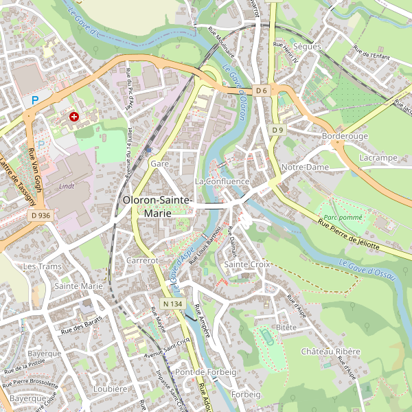 Carte des marches à Oloron-Sainte-Marie Thumbnail