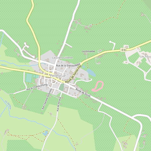 Carte des bedandbreakfast à Pellegrue Thumbnail