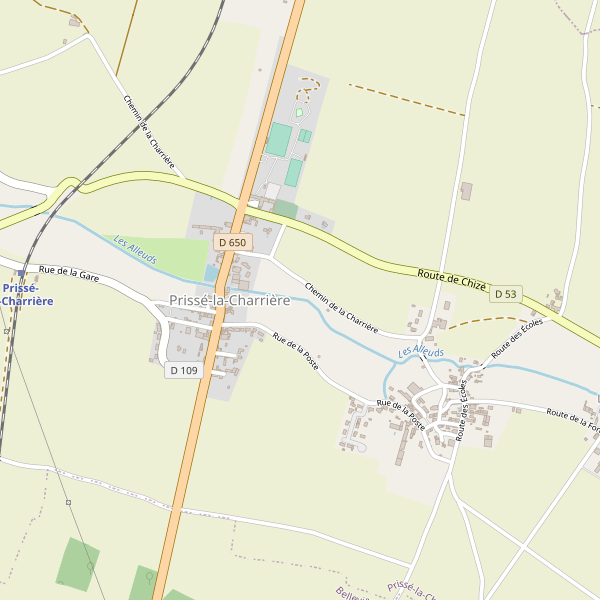 Carte des hotels à Prissé-la-Charrière Thumbnail