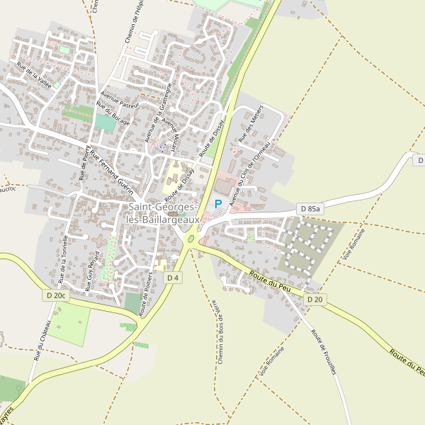 Plan de Saint-Georges-lès-Baillargeaux Thumbnail