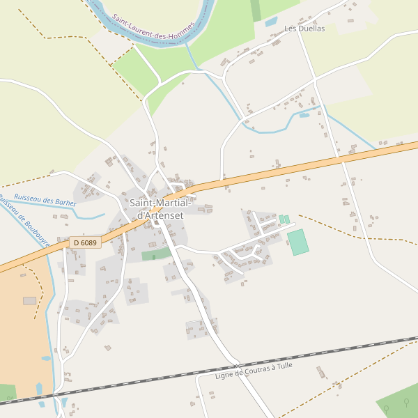 Carte des hotels à Saint-Martial-d'Artenset Thumbnail