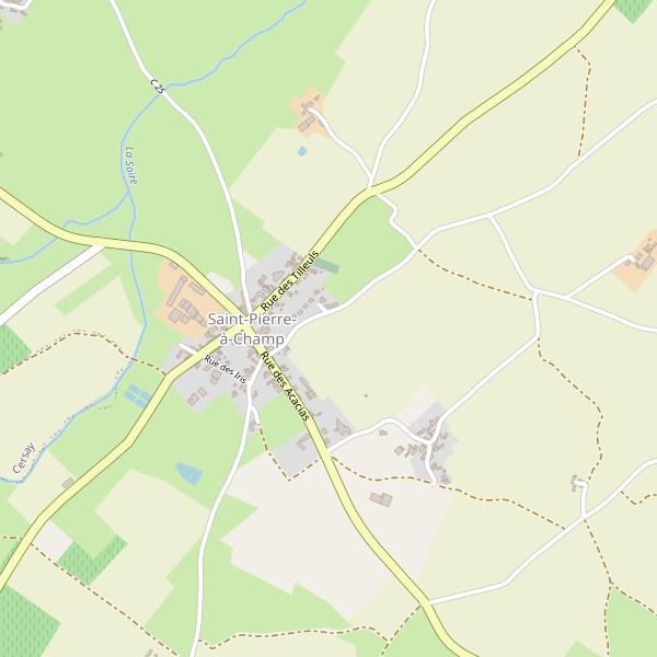 Carte des lave-auto à Saint-Pierre-à-Champ Thumbnail