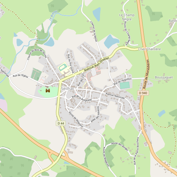 Carte des hotels à Seilhac Thumbnail