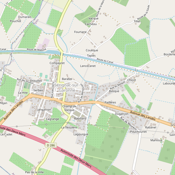 Carte des taxi à Sérignac-sur-Garonne Thumbnail