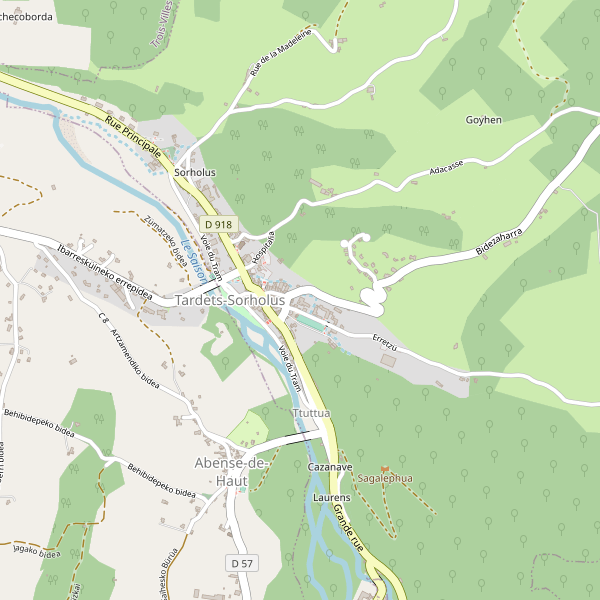 Carte des auberges à Tardets-Sorholus Thumbnail