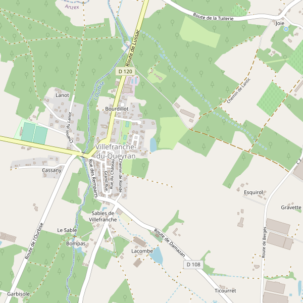 Plan de Villefranche-du-Queyran Thumbnail