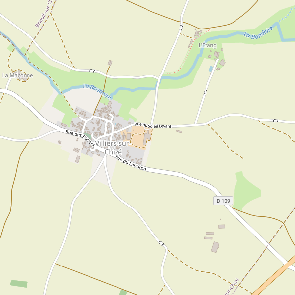 Carte des piscines à Villiers-sur-Chizé Thumbnail