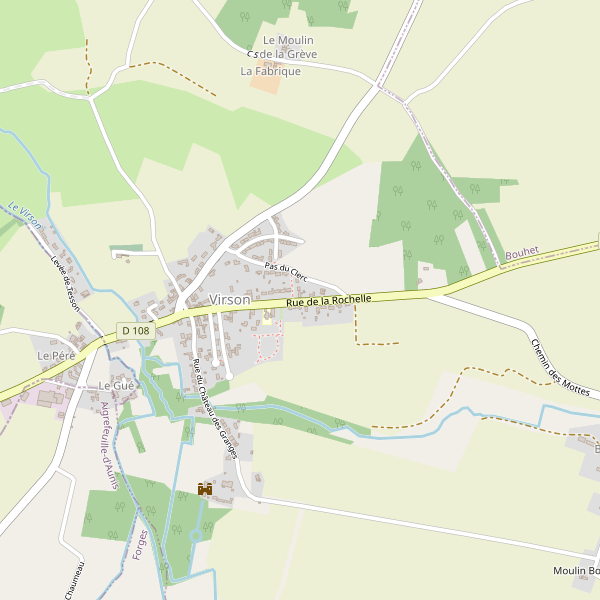 Carte des bedandbreakfast à Virson Thumbnail