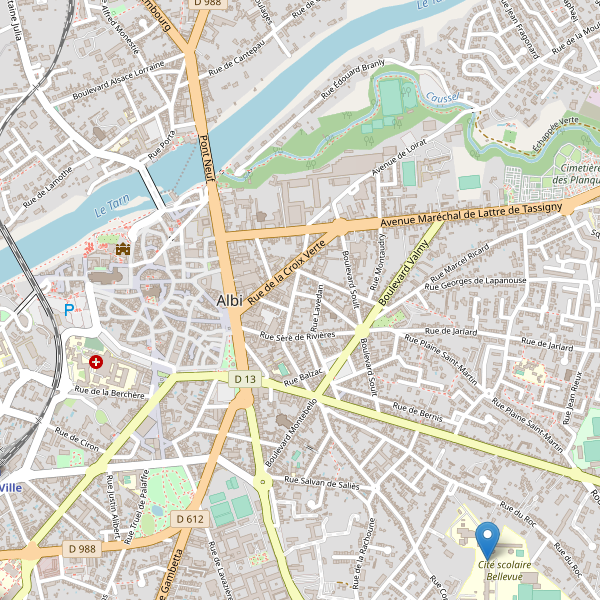 Carte des bibliotheques à Albi Thumbnail