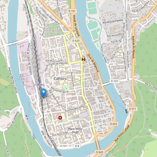 Carte des bibliotheques à Cahors Thumbnail