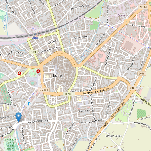 Carte des bibliotheques à Lunel (Hérault) Thumbnail