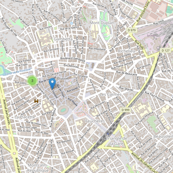 Carte des bibliotheques à Nîmes Thumbnail