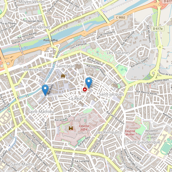 Carte des bibliotheques à Perpignan Thumbnail