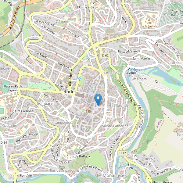 Carte des bibliotheques à Rodez Thumbnail
