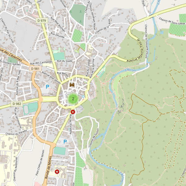 Carte des bibliotheques à Uzès Thumbnail