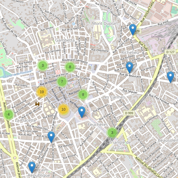 Carte des cafe à Nîmes Thumbnail