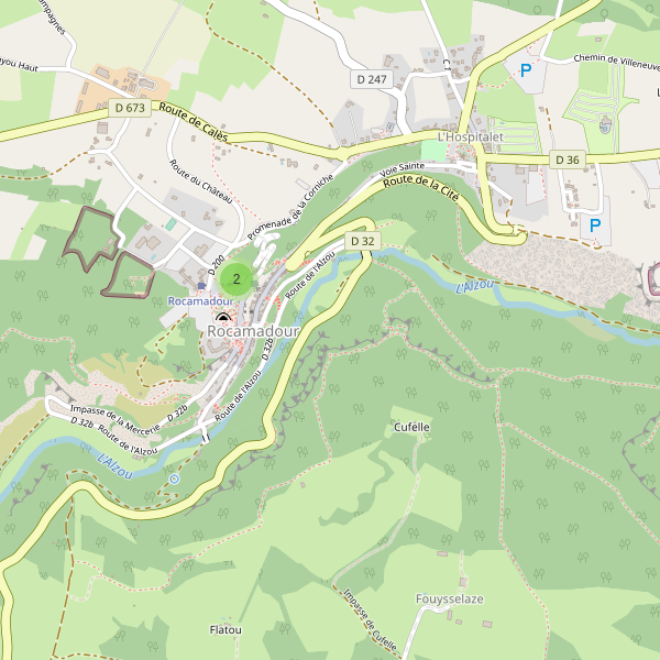 Carte des cafe à Rocamadour Thumbnail