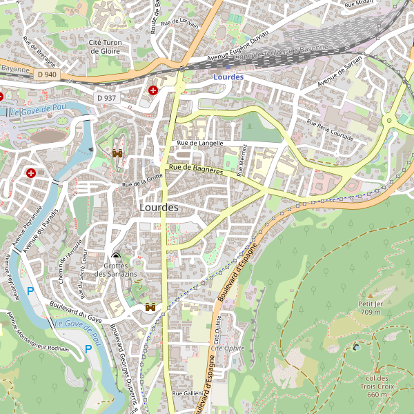 Carte des chaussures à Lourdes Thumbnail