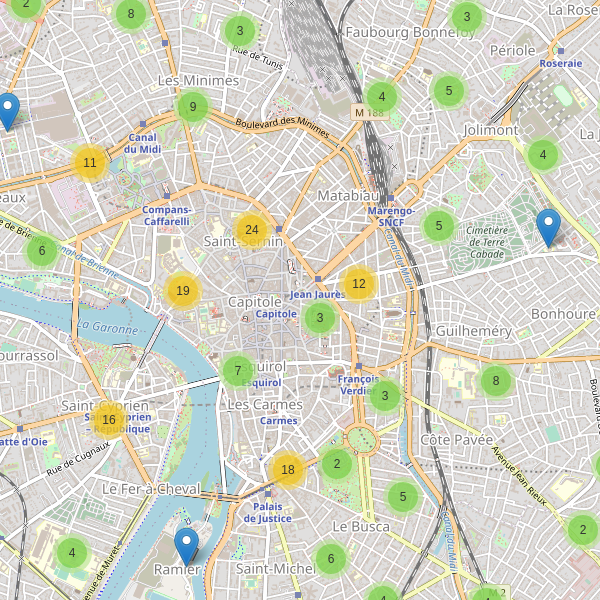 Carte des ecoles à Toulouse Thumbnail