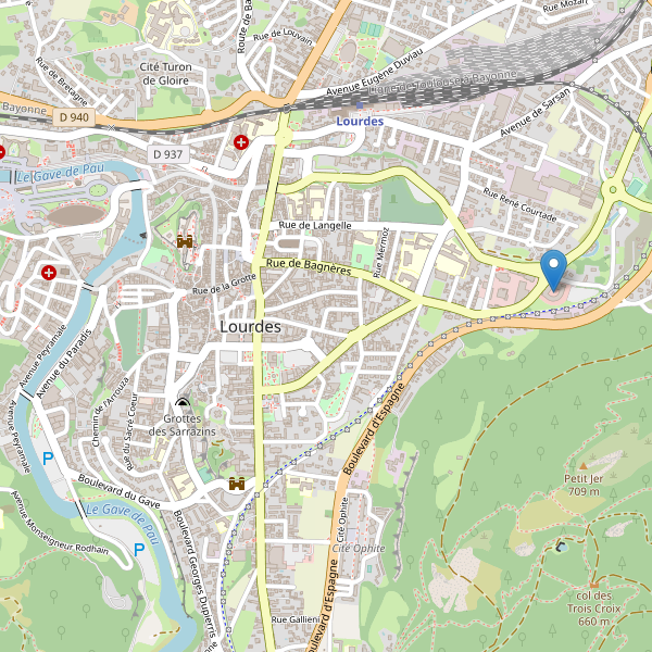 Carte des marches à Lourdes Thumbnail