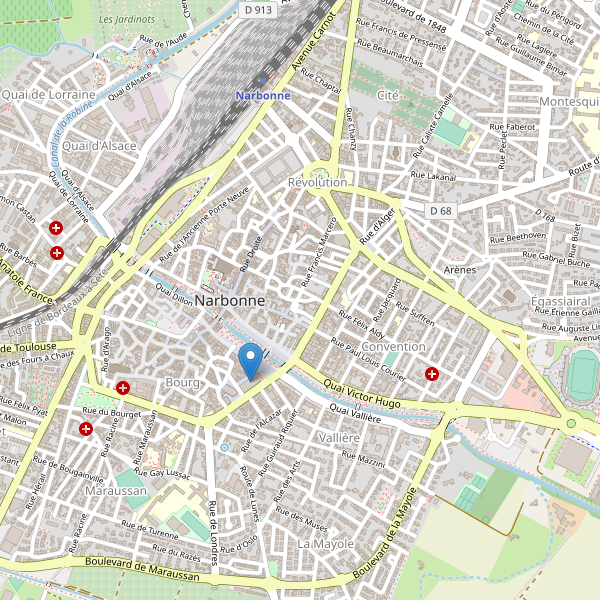 Carte des marches à Narbonne Thumbnail