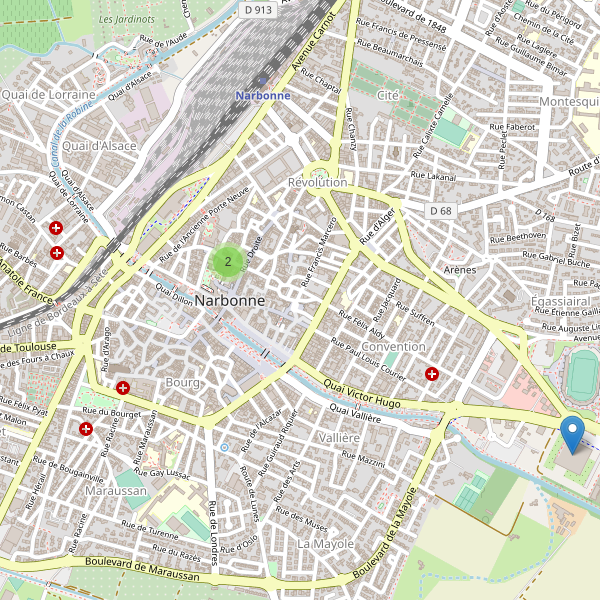 Thumbnail Carte des musées à Narbonne