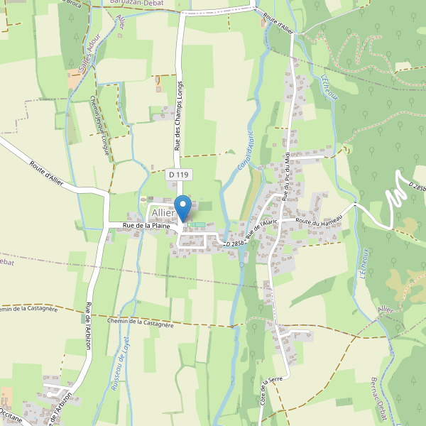 Carte des parkings à Allier Thumbnail