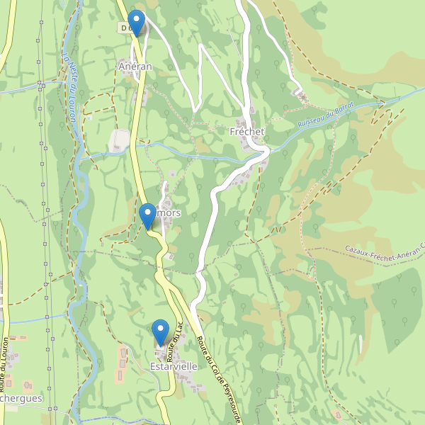 Carte des parkings à Camors (Hautes-Pyrénées) Thumbnail