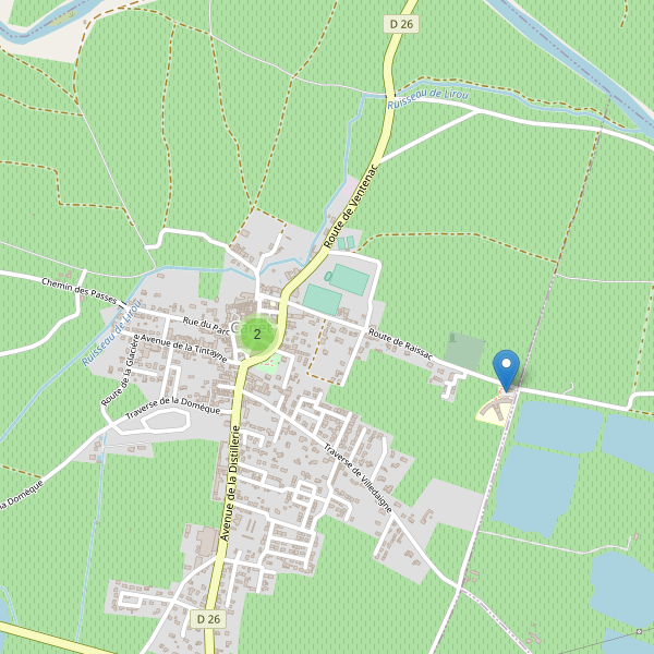 Carte des parkings à Canet (Aude) Thumbnail