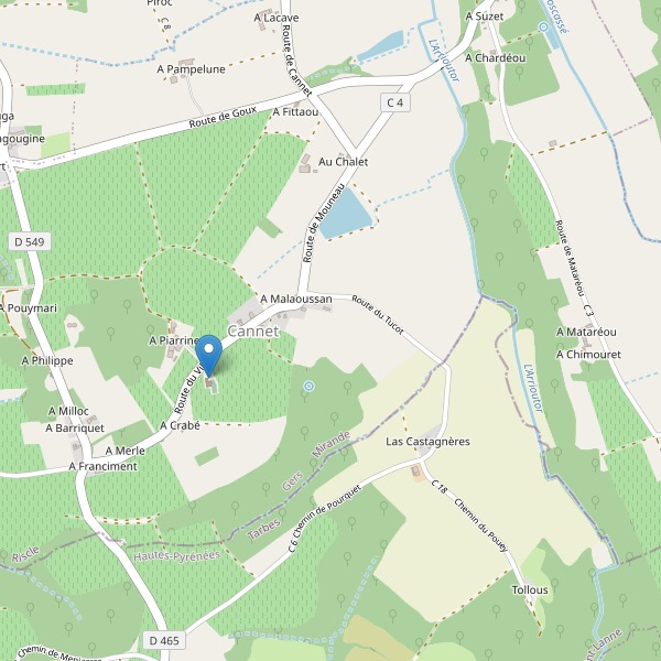 Carte des parkings à Cannet Thumbnail