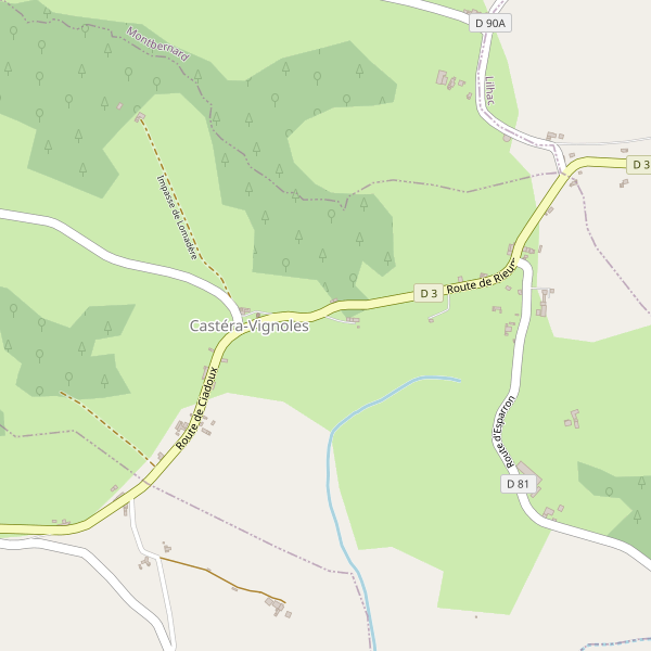 Carte des parkings à Castéra-Vignoles Thumbnail