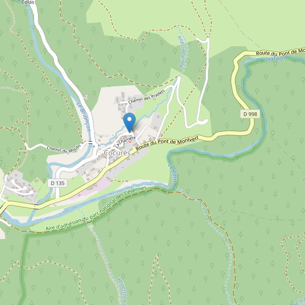 Carte des parkings à Cocurès Thumbnail