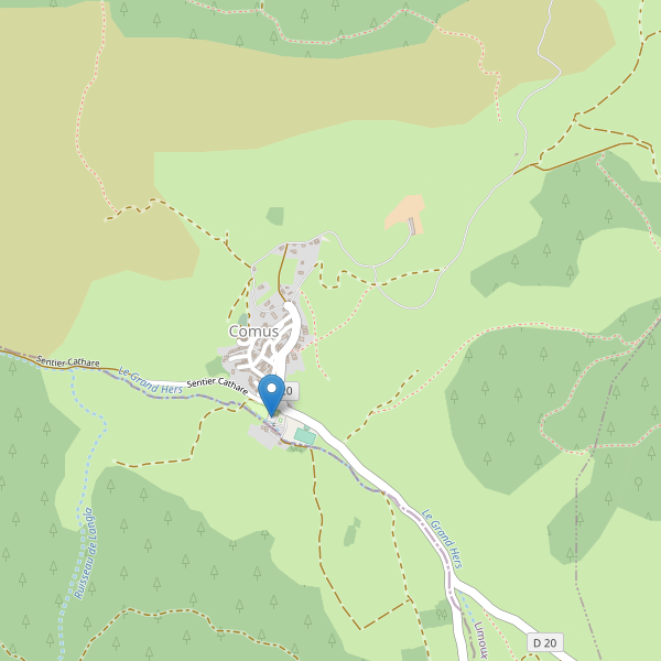 Carte des parkings à Comus Thumbnail