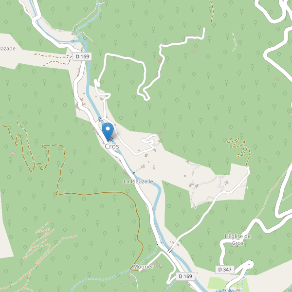Carte des parkings à Cros (Gard) Thumbnail