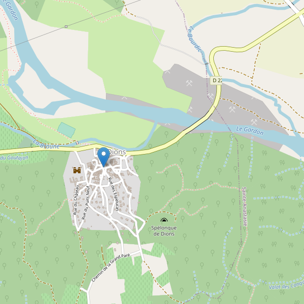 Carte des parkings à Dions Thumbnail