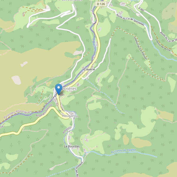Carte des parkings à Ferrières (Hautes-Pyrénées) Thumbnail