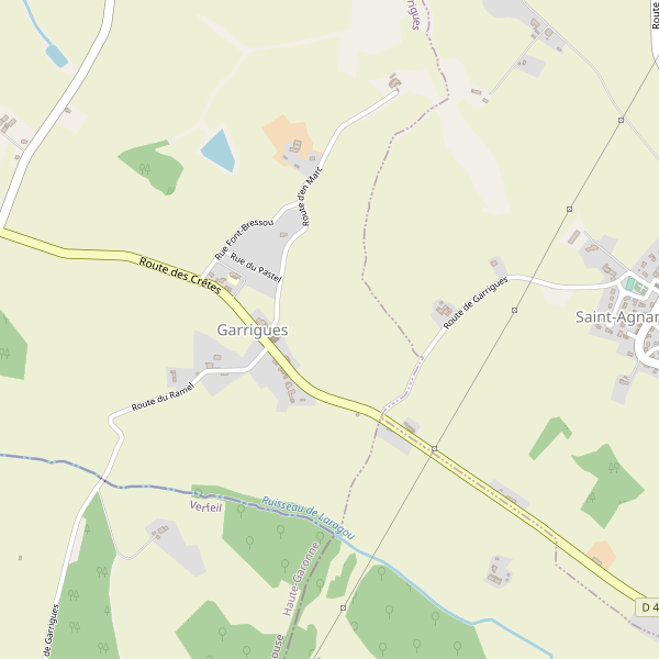 Carte des parkings à Garrigues (Tarn) Thumbnail