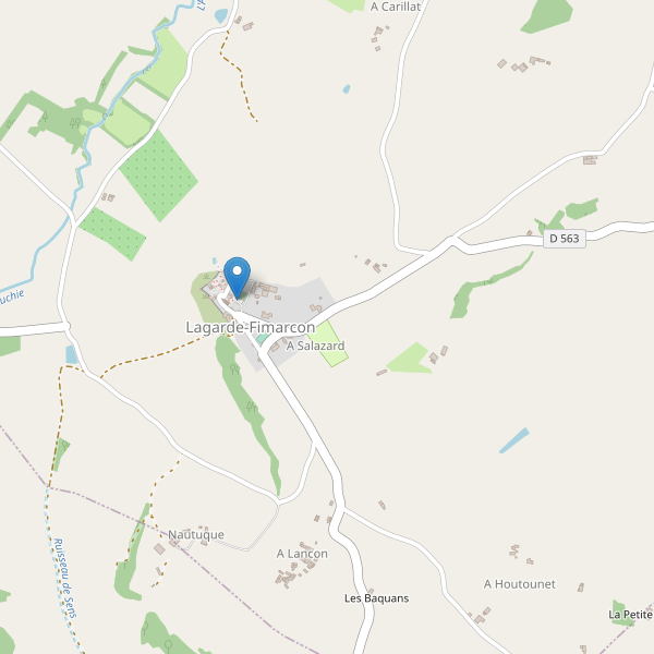 Carte des parkings à Lagarde-Fimarcon Thumbnail