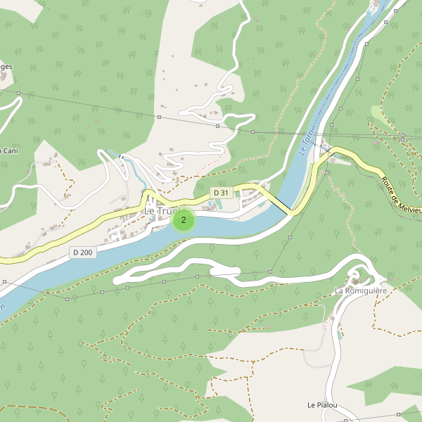 Carte des parkings à Le Truel Thumbnail
