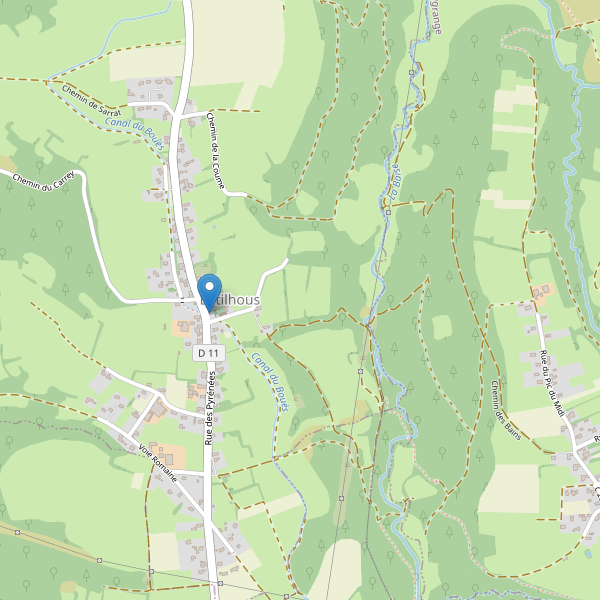 Carte des parkings à Lutilhous Thumbnail