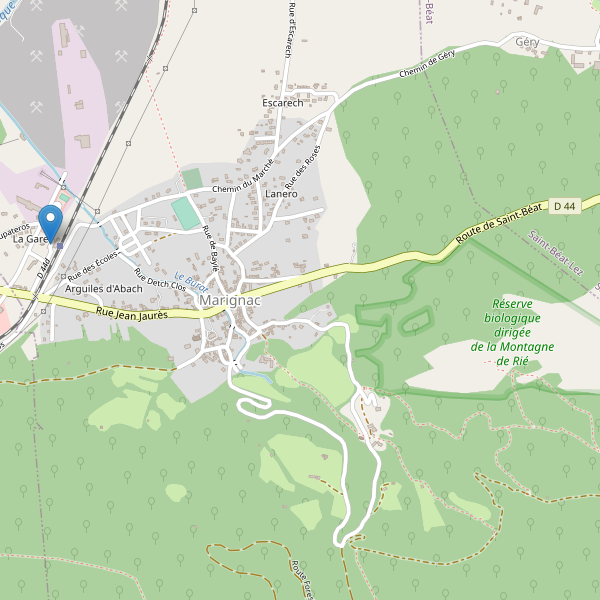Carte des parkings à Marignac (Haute-Garonne) Thumbnail