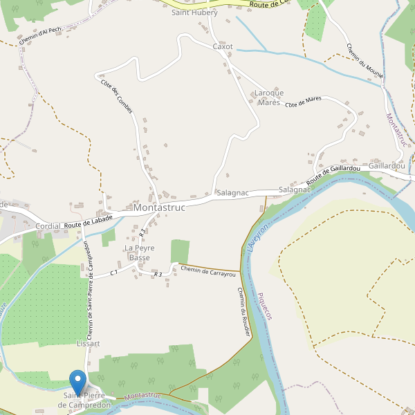Carte des parkings à Montastruc (Tarn-et-Garonne) Thumbnail